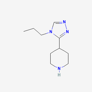 4-(4-propyl-4H-1,2,4-triazol-3-yl)piperidine - 1249186-95-5