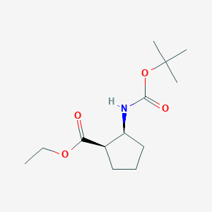 Ethyl (1R,2S)-2-(boc-amino)cyclopentanecarboxylate - 1140972-29-7