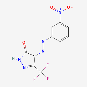 4-(3-Nitro-phenylazo)-5-trifluoromethyl-2,4-dihydro-pyrazol-3-one - 473826-12-9