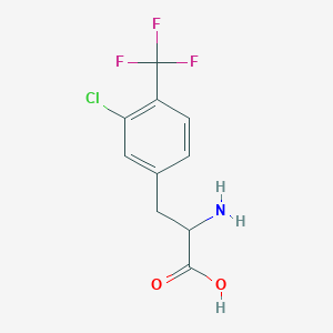 3-Chloro-4-(trifluoromethyl)-DL-phenylalanine - 1259966-92-1
