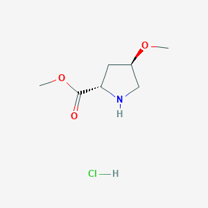 (2S,4R)-methyl 4-methoxypyrrolidine-2-carboxylate hydrochloride - 76391-36-1