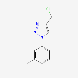 4-(chloromethyl)-1-(3-methylphenyl)-1H-1,2,3-triazole - 1248982-81-1