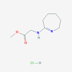 methyl N-(3,4,5,6-tetrahydro-2H-azepin-7-yl)glycinate hydrochloride - 1332530-94-5