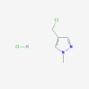 4-(chloromethyl)-1-methyl-1H-pyrazole hydrochloride - 154312-86-4