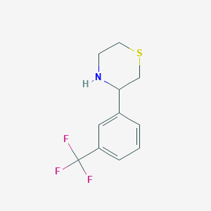 3-[3-(Trifluoromethyl)phenyl]thiomorpholine - 1342431-41-7