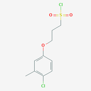 3-(4-Chloro-3-methylphenoxy)propane-1-sulfonyl chloride - 1018340-71-0