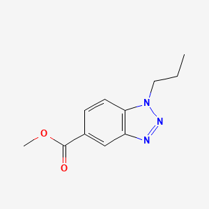 Methyl 1-propyl-1,2,3-benzotriazole-5-carboxylate - 1400645-46-6