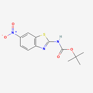 (6-Nitro-benzothiazol-2-yl)-carbamic acid tert-butyl ester - 862822-06-8