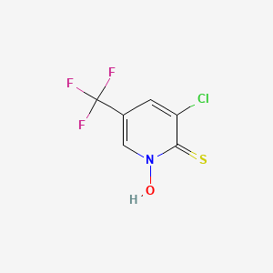 3-Chloro-2-mercapto-5-(trifluoromethyl)pyridine 1-oxide - 1823184-14-0