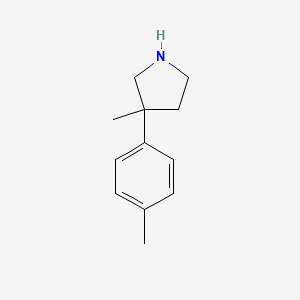 3-Methyl-3-(4-methylphenyl)pyrrolidine - 1248449-06-0