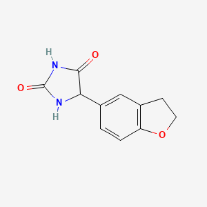 5-(2,3-Dihydro-1-benzofuran-5-yl)imidazolidine-2,4-dione - 1338949-31-7