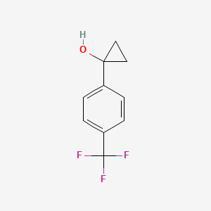 1-[4-(Trifluoromethyl)phenyl]cyclopropan-1-ol - 1224883-68-4