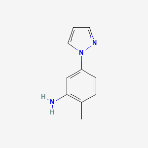 2-methyl-5-(1H-pyrazol-1-yl)aniline - 1368873-96-4