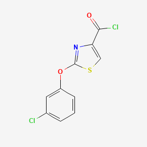 2-(3-Chloro-phenoxy)-thiazole-4-carbonyl chloride - 1311279-17-0