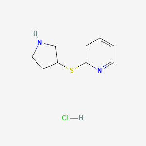 2-(Pyrrolidin-3-ylthio)pyridine hydrochloride - 1420872-64-5