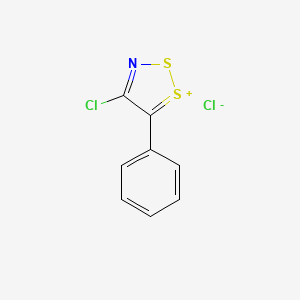 4-Chloro-5-phenyl-[1,2,3]dithiazol-2-ylium - 880494-73-5