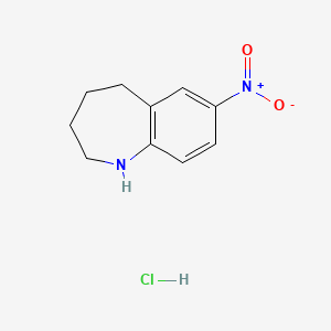 7-nitro-2,3,4,5-tetrahydro-1H-benzo[b]azepine hydrochloride - 740842-79-9