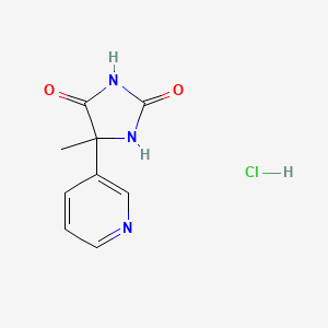 5-Methyl-5-(pyridin-3-yl)imidazolidine-2,4-dione hydrochloride - 1423028-23-2