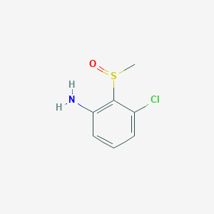 3-Chloro-2-methanesulfinylaniline - 1375471-66-1