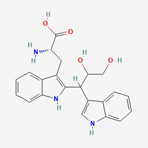 2-[2,3-Dihydroxy-1-(1H-indol-3-yl)propyl]-L-tryptophan - 164068-19-3
