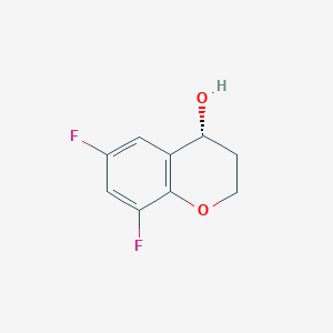 (4R)-6,8-difluoro-3,4-dihydro-2H-1-benzopyran-4-ol - 1270293-73-6