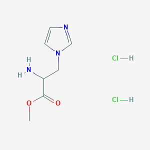 methyl 2-amino-3-(1H-imidazol-1-yl)propanoate dihydrochloride - 1607247-41-5