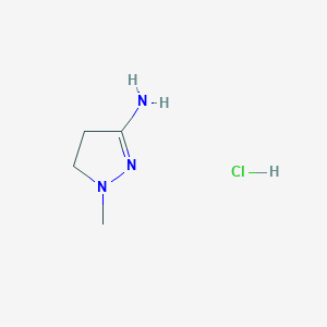 1-methyl-4,5-dihydro-1H-pyrazol-3-amine hydrochloride - 3956-40-9