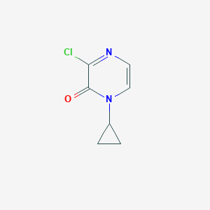 3-Chloro-1-cyclopropyl-1,2-dihydropyrazin-2-one - 1432678-92-6