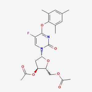 3',5'-DI-O-Acetyl-5-fluoro-O4-(2,4,6-trimethylphenyl)-2'-deoxyuridine - 141120-62-9