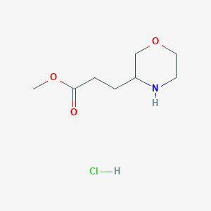 3-Morpholin-3-yl-propionic acid methyl ester hydrochloride - 1260641-78-8
