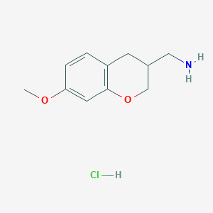 (7-Methoxychroman-3-yl)methanamine hydrochloride - 1187932-66-6