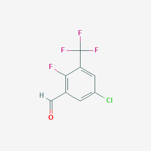 5-Chloro-2-fluoro-3-(trifluoromethyl)benzaldehyde - 117752-05-3