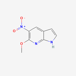 6-Methoxy-5-nitro-1H-pyrrolo[2,3-b]pyridine - 1260386-18-2