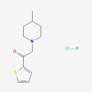 2-(4-Methylpiperidin-1-yl)-1-(thiophen-2-yl)ethan-1-one hydrochloride - 1384430-55-0