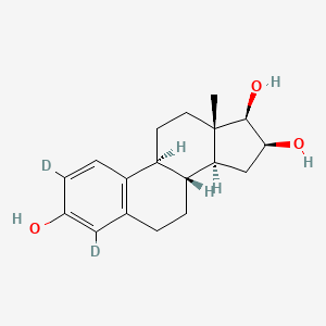 (16beta,17beta)-Estra-1,3,5(10)-triene-2,4-D2-3,16,17-triol - 366495-94-5