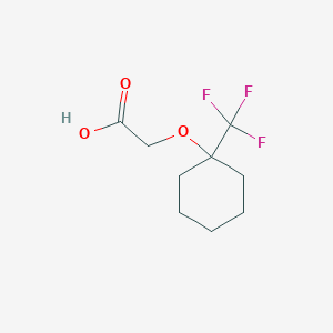 2-{[1-(Trifluoromethyl)cyclohexyl]oxy}acetic acid - 1803581-01-2
