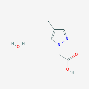 2-(4-Methyl-1H-pyrazol-1-yl)acetic acid hydrate - 1609396-02-2