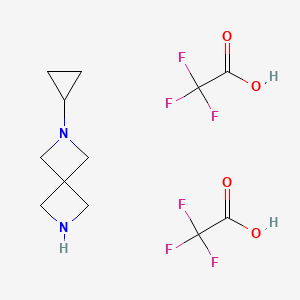 2-Cyclopropyl-2,6-diazaspiro[3.3]heptane bistrifluoroacetate - 1609407-83-1