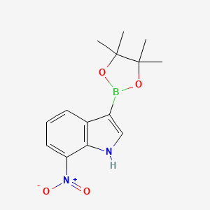 7-Nitro-3-(4,4,5,5-tetramethyl-1,3,2-dioxaborolan-2-YL)-1H-indole - 1313760-70-1