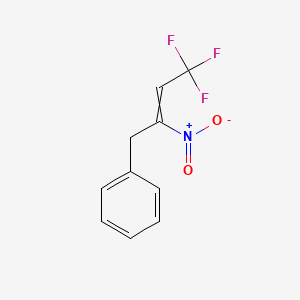 (4,4,4-Trifluoro-2-nitrobut-2-enyl)benzene - 1344842-98-3