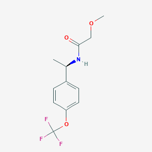 (R)-2-methoxy-N-(1-(4-(trifluoromethoxy)phenyl)ethyl)acetamide - 1391496-87-9