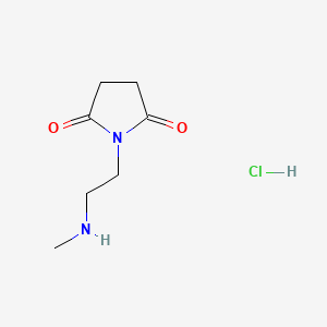 1-[2-(Methylamino)ethyl]pyrrolidine-2,5-dione hydrochloride - 1864074-00-9