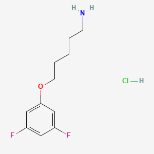 5-(3,5-Difluorophenoxy)pentan-1-amine hydrochloride - 1864057-14-6