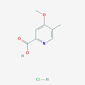 4-Methoxy-5-methylpyridine-2-carboxylic acid hydrochloride - 1376367-30-4
