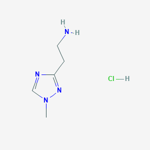 2-(1-methyl-1H-1,2,4-triazol-3-yl)ethan-1-amine hydrochloride - 1384430-52-7