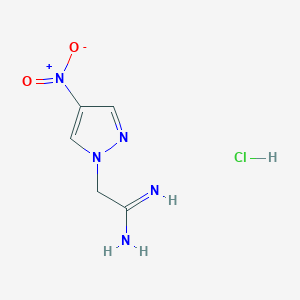 2-(4-nitro-1H-pyrazol-1-yl)ethanimidamide hydrochloride - 1423029-01-9