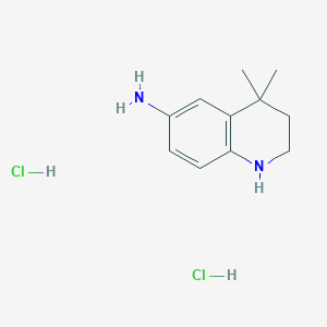 4,4-Dimethyl-1,2,3,4-tetrahydro-quinolin-6-ylamine dihydrochloride - 1965310-01-3