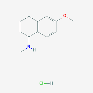 6-methoxy-N-methyl-1,2,3,4-tetrahydronaphthalen-1-amine hydrochloride - 41566-67-0