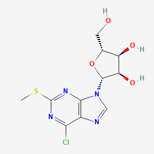 2-Methylthio-6-chloropurine riboside - 66212-83-7