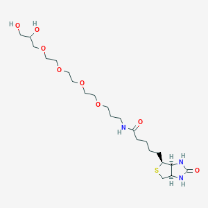 3-((N-Biotinyl-3-aminopropoxy(ethoxy)ethoxy)ethoxy)-propane-1,2-diol - 869354-59-6
